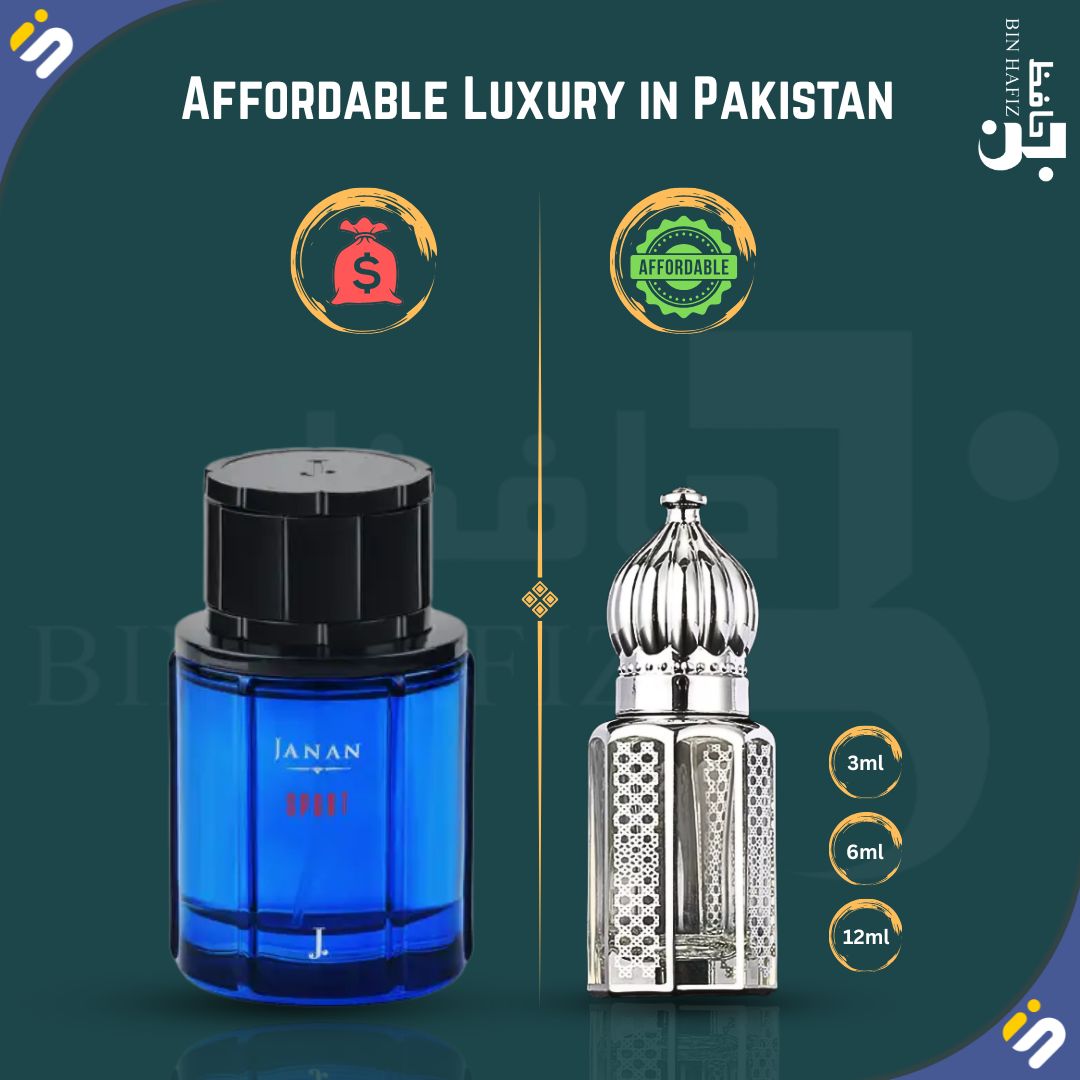 Bin Hafiz Janan Sport by J Dot Attar - Non-Alcoholic Fragrance Oil Bin Hafiz
InstantSale BinHafiz Janan SportsAffordable price in pakistan near you