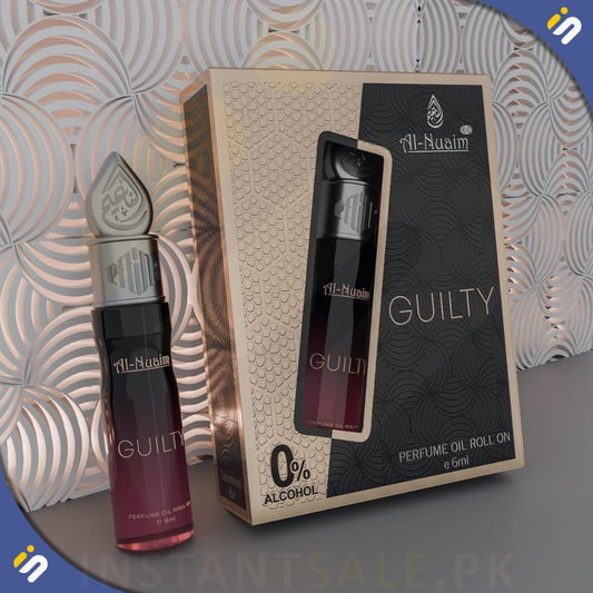 Al Nuaim Guilty Non-Alcoholic Attar Roll On 6ml Perfume Attar Fragrance scent Pakistan Instantsale
