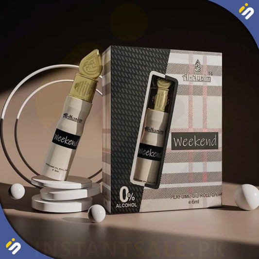 Al Nuaim Weekend Non-Alcoholic Attar Roll On 6ml Perfume Attar Fragnance scent Pakistan Instantsale