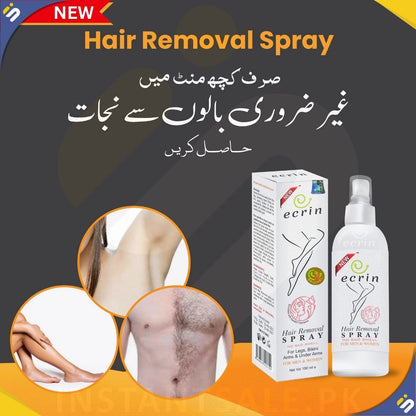 Instantsale Pakistan Original Ecrin Hair Removal Spray for Men and Women FREE Shipping