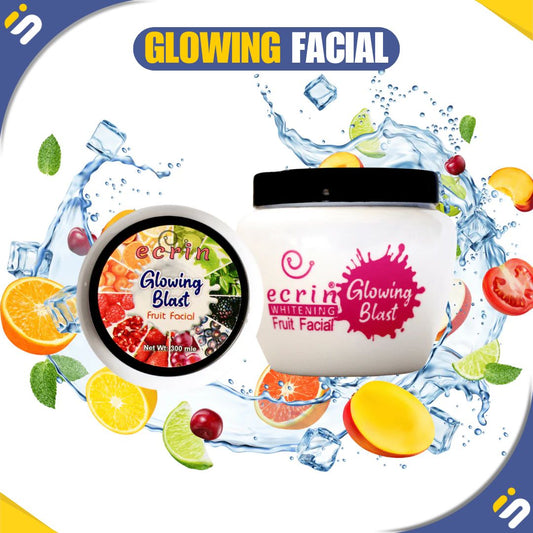 instantsale Original Ecrin Skin Glowing Fruit Facial 300 ml - Extra Glow On Your Face  Free Shipping pakistan