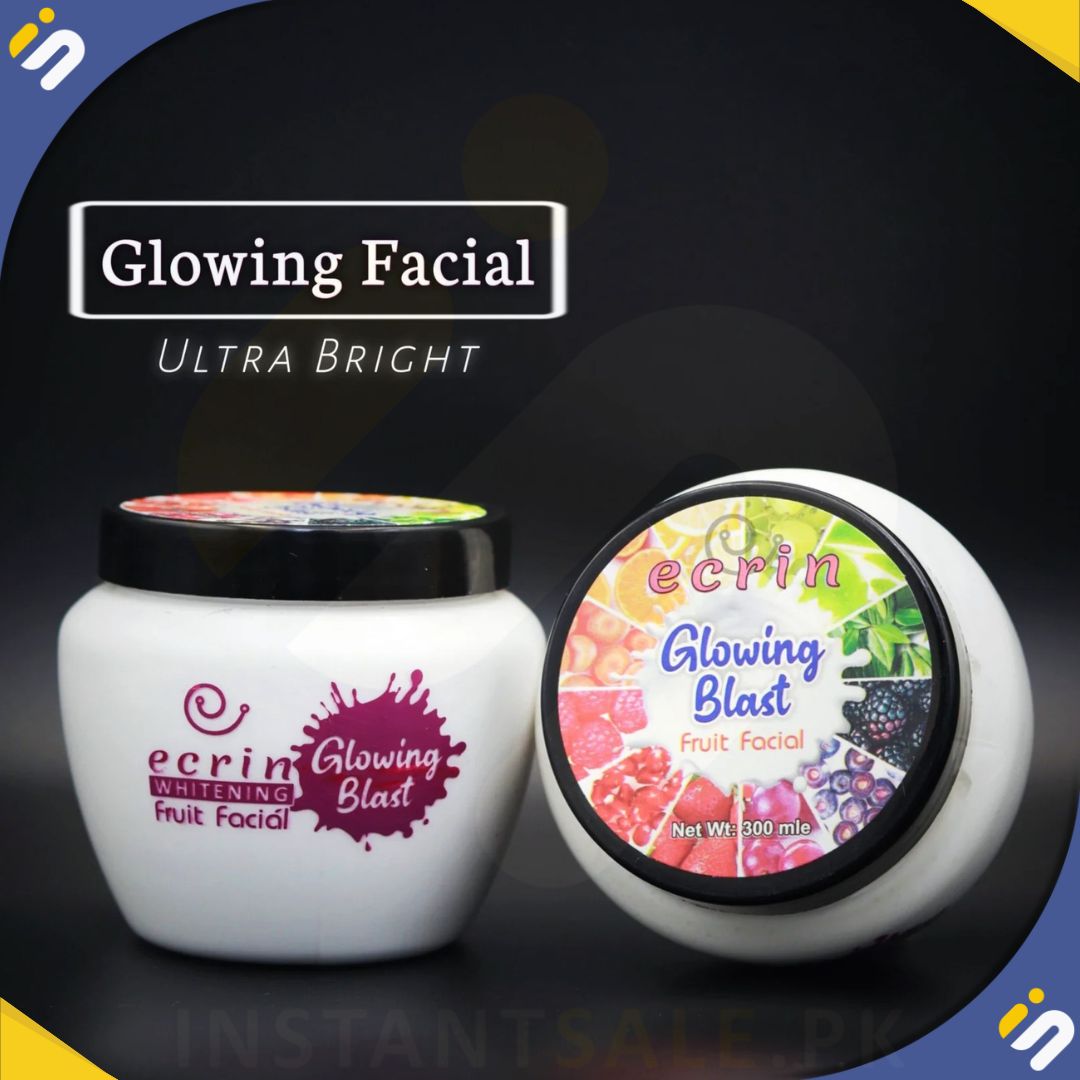instantsale Original Ecrin Skin Glowing Fruit Facial 300 ml - Extra Glow On Your Face  Free Shipping pakistan