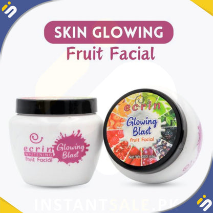 instantsale Original Ecrin Skin Glowing Fruit Facial 300 ml - Extra Glow On Your Face  Free Shipping pakistan