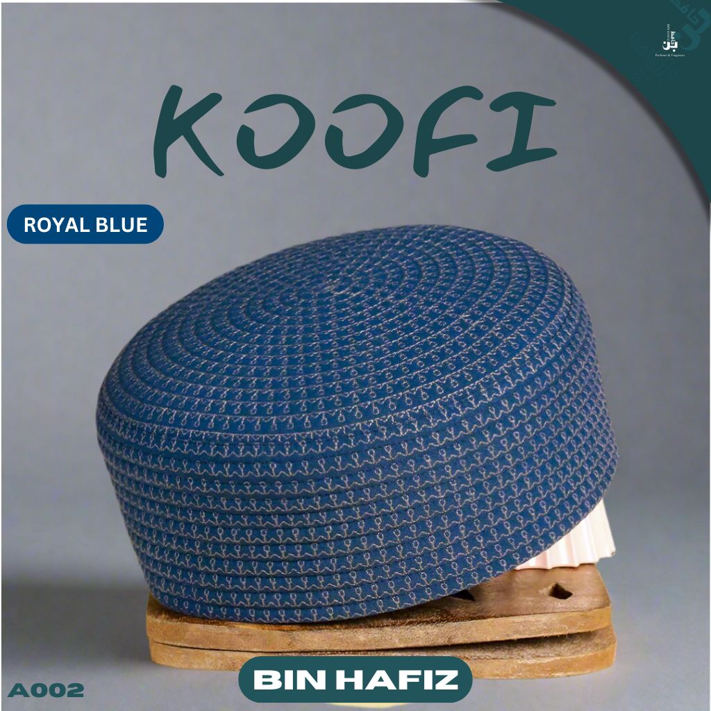InstantSale Bin Hafiz Kufi Caps For Men Prayer Cap Islamic Prayer Caps for Namaz A002 Pakistan near me Blue
