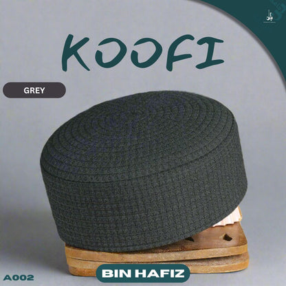 InstantSale Bin Hafiz Kufi Caps For Men Prayer Cap Islamic Prayer Caps for Namaz A002 Pakistan near me grey
