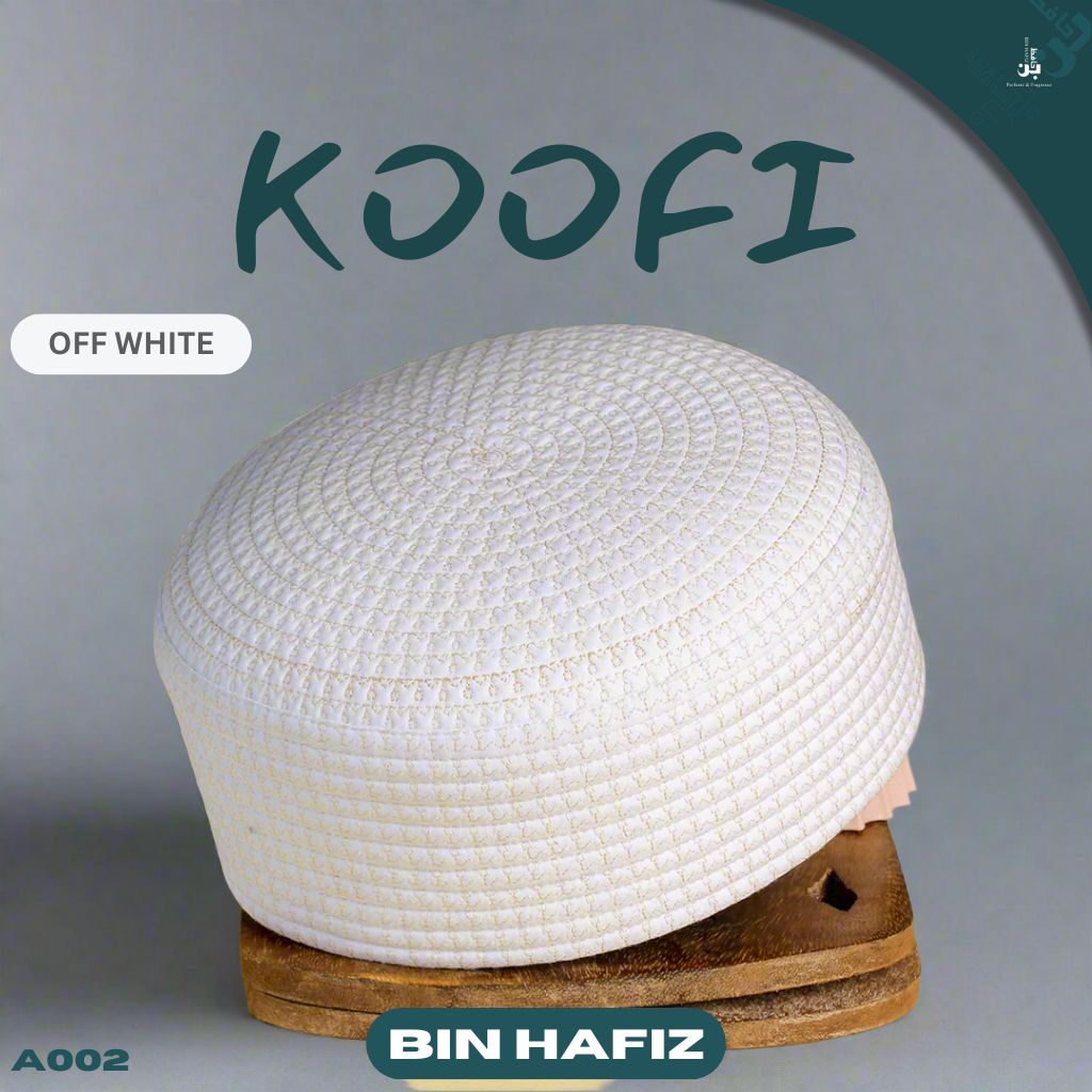 InstantSale Bin Hafiz Kufi Caps For Men Prayer Cap Islamic Prayer Caps for Namaz A002 Pakistan near me white