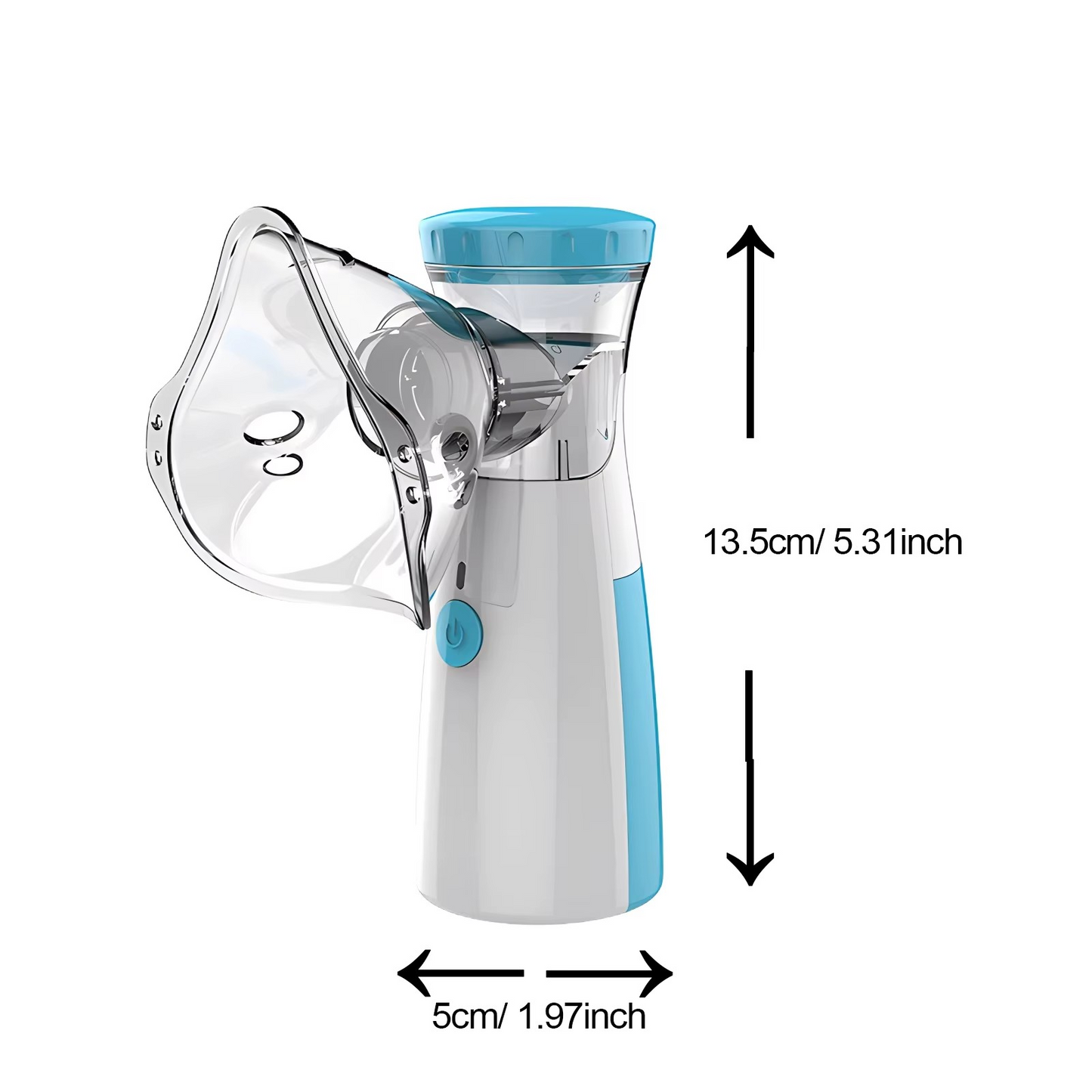 Portable Mesh Nebulizer Machine for Kids & Adults | Handheld Inhaler for Home & Travel InstantSalePk