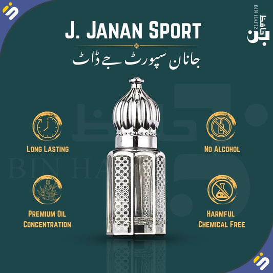 InstantSale.pk Bin Hafiz Janan Sport by J Dot Attar - Non-Alcoholic Fragrance Oil price in pakistan 