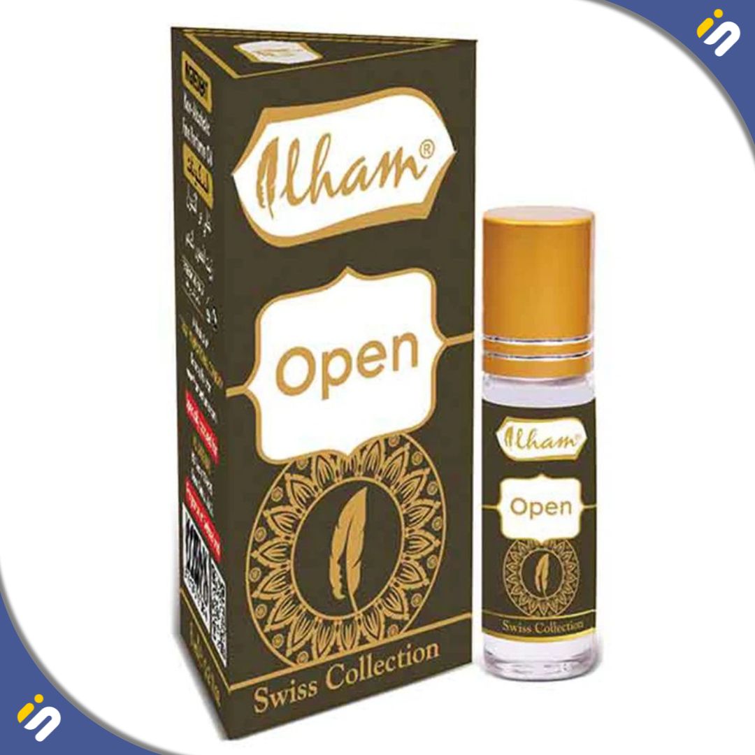 Ilham Open 6ml – An Irresistible Woody Aromatic Fragrance for Men instantsale