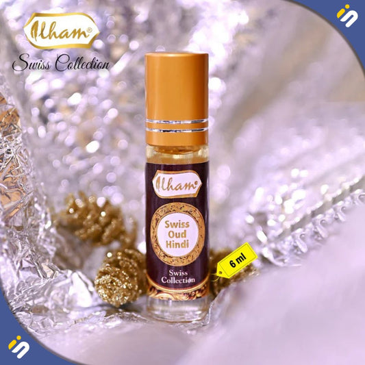 Ilham Swiss Oud Hindi 6ml – A Woody Aromatic Fragrance for Women & Men instantsale