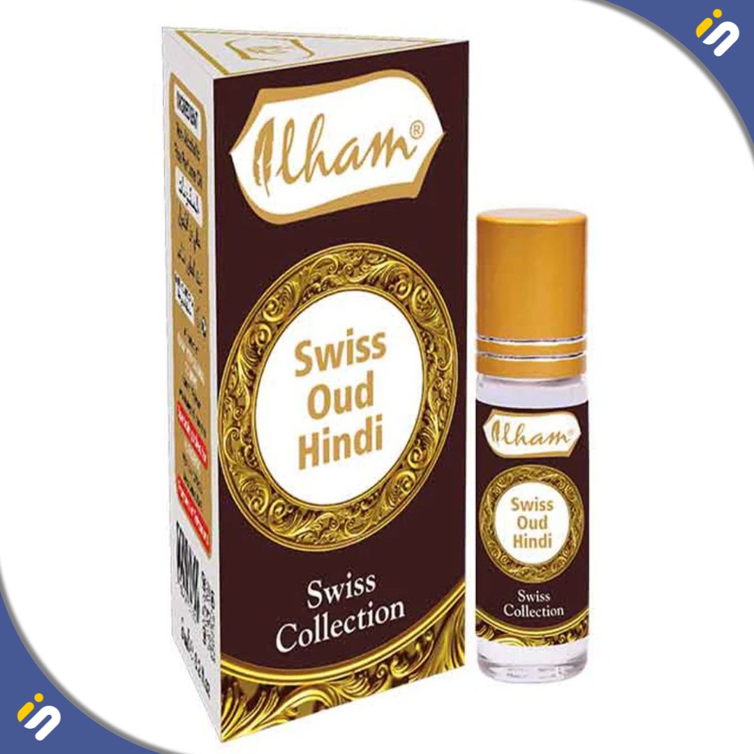 Ilham Swiss Oud Hindi 6ml – A Woody Aromatic Fragrance for Women & Men instantsale