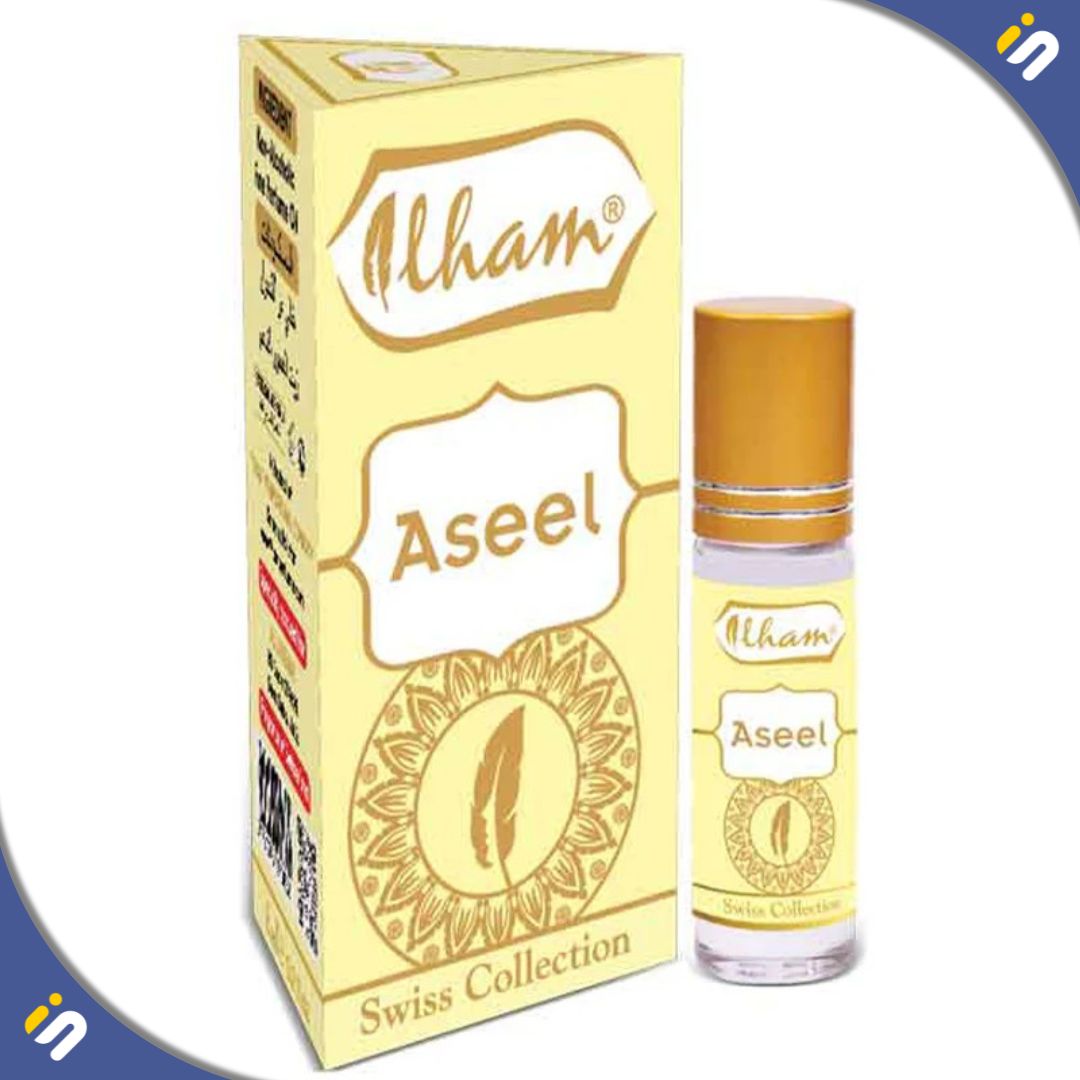 Ilham Aseel 6ml – A Courageous and Seductive Fragrance for Men AlHafiz