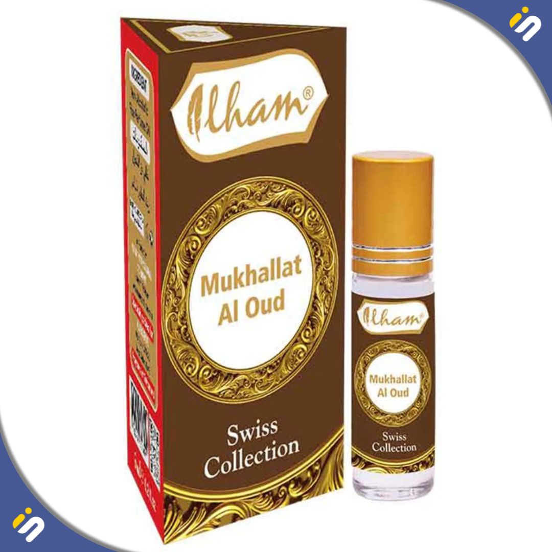 Ilham Mukhallat Al Oud 6ml – A Tempting Amber Floral Fragrance unisex instantsale