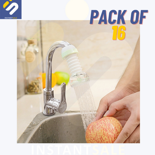 Bundle Offer | Kitchen 360 Rotating Faucet Water Saver Filter Anti-Splash Shower Tap for Efficient Cleaning InstantSalePk