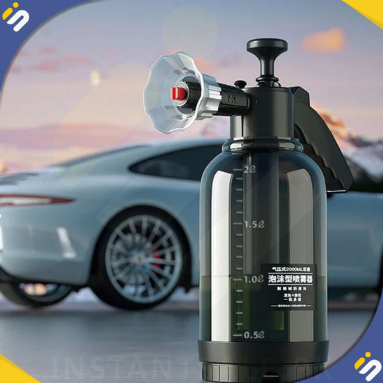 #offer #freeshipping Hand Pump Foam Sprayer Bottle, 2L, Air Pressure, for Car Wash & Cleaning