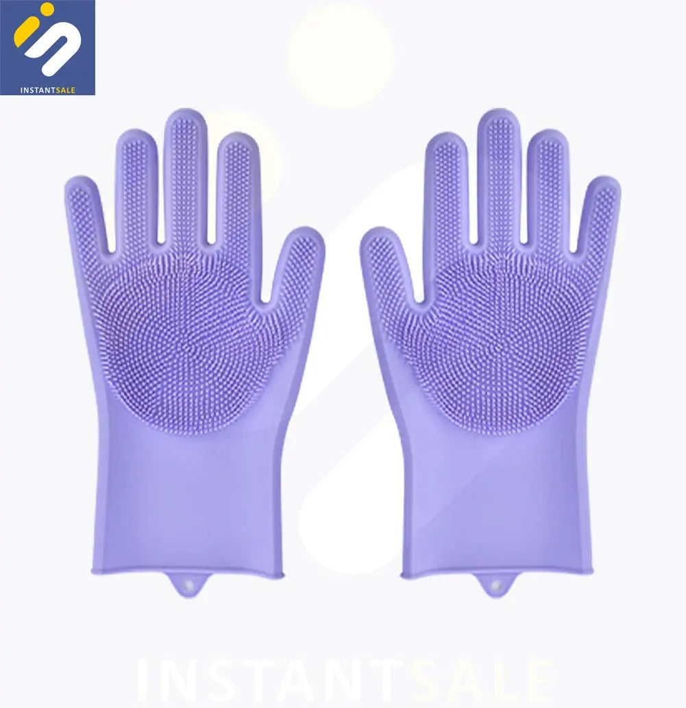 Washing Gloves with Scrubber, Multipurpose Usage InstantSale