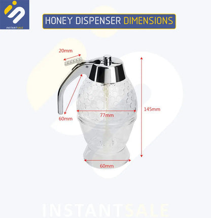 Plastic Honey Storage Bottle Honey Dispenser Acrylic 200 ML InstantSale