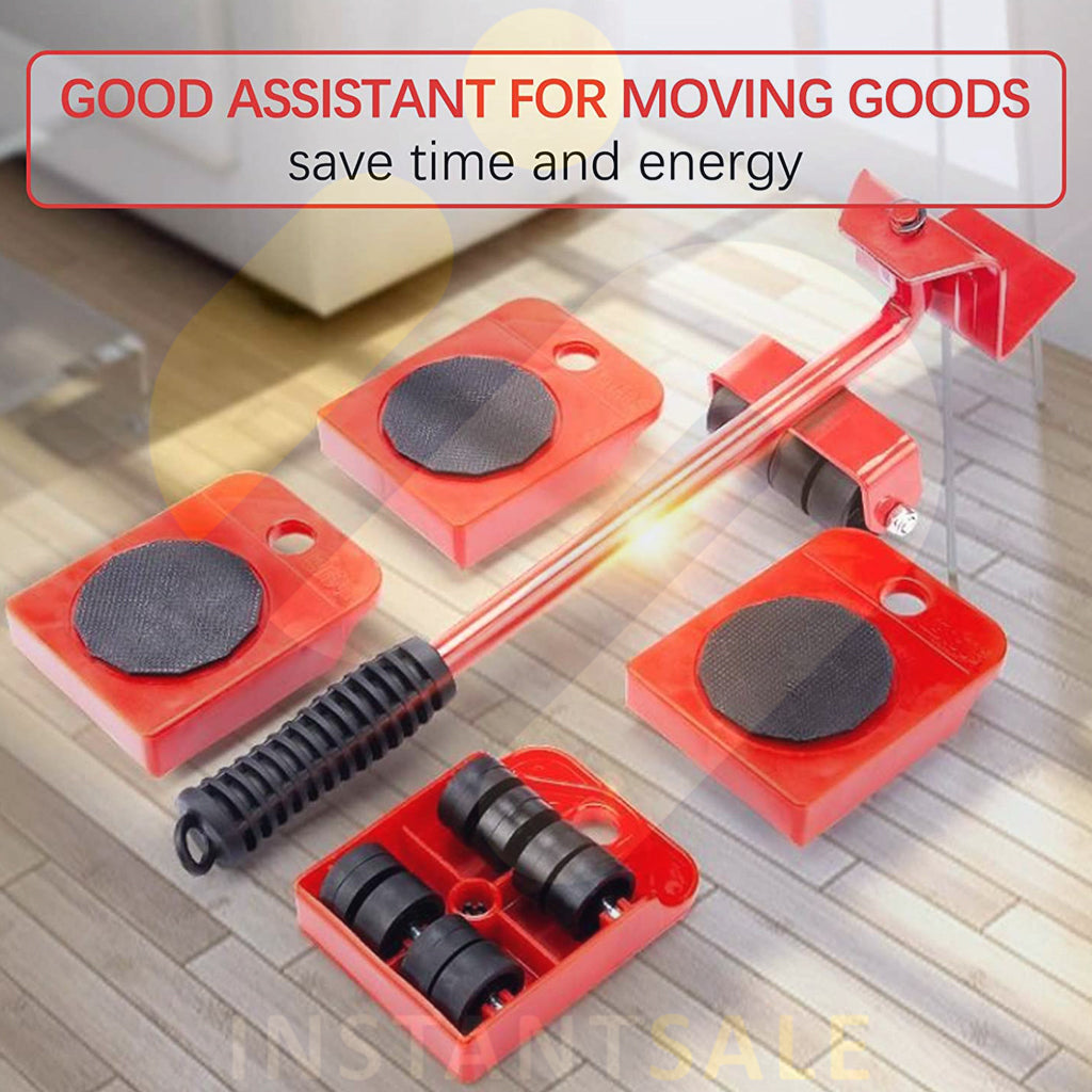 Furniture Lifter Easy to Move Slider 5 Piece Mobile Tool Set InstantSale
