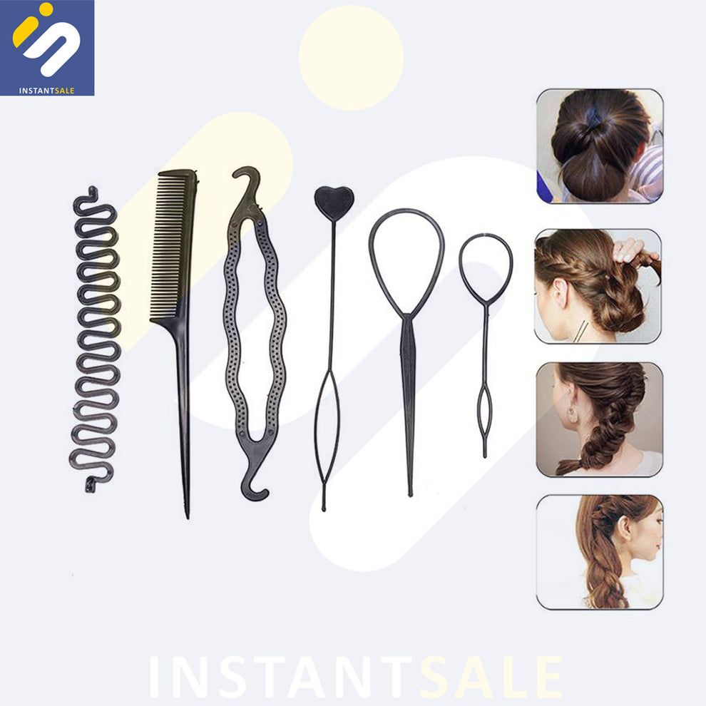 Hair Braiding Tools 6 Pcs | Needle Hairpins Braid Clips | InstantSale