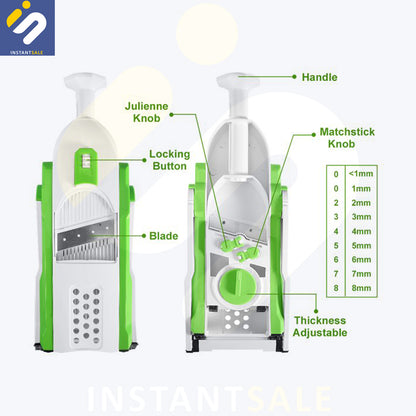 New Vegetable Fruit Cutter Mandoline Slicer, Food Chopper,Dicer Fruit, French Fry Julinner InstantSale