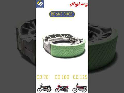 HIGHWAY BRAKE SHOE HIGH QUALITY FOR HONDA CD 70, CD 100, CG 125